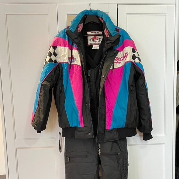 Vintage Women's 90's Choko Snowmobile Suit - Picture 1 of 12